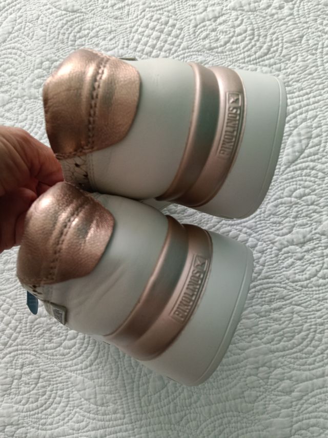 Mocasines Pikolinos Cantabria Beige/Oro