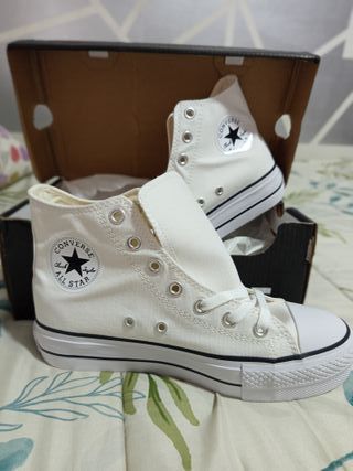 Converse Blancas Nuevas Talla 38