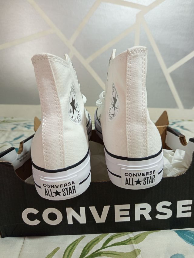 Converse Blancas Nuevas Talla 38