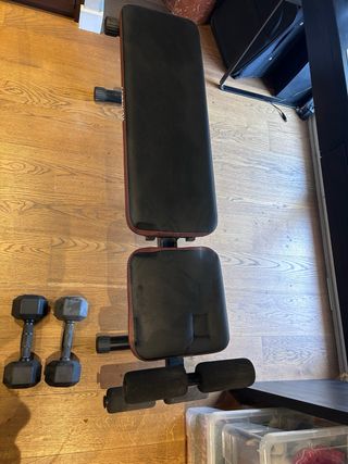 Banco de pesas CORENGTH + 2 mancuernas