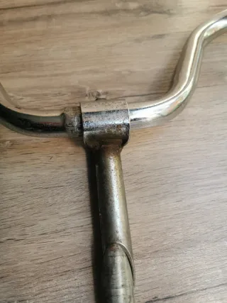 Manillar bici clásica infantil cromado