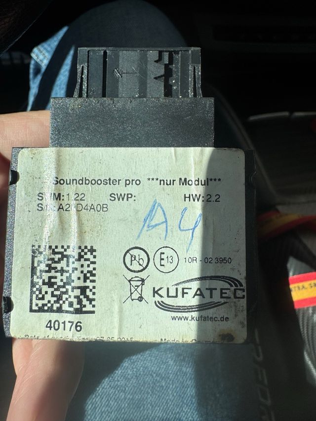 Módulo Soundbooster Kufatec Audi/VW