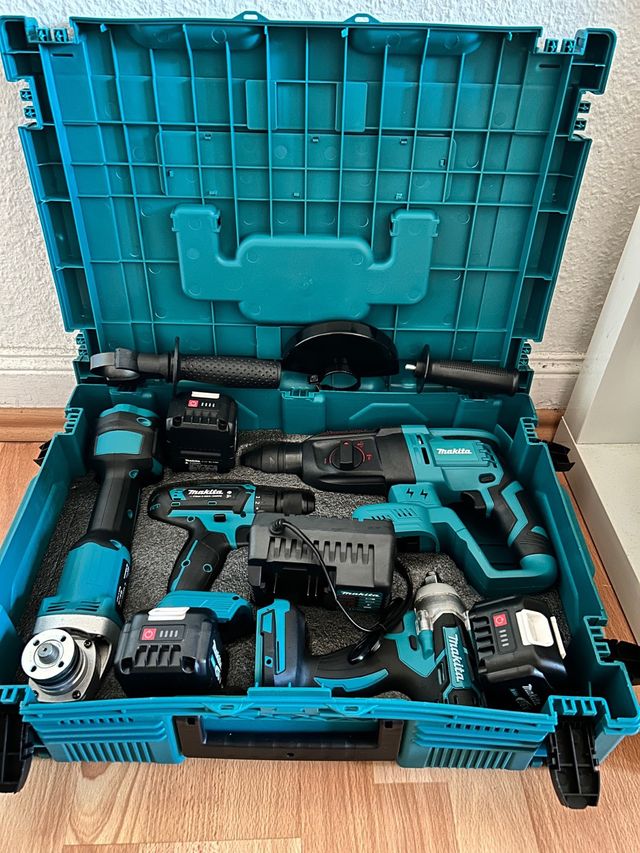 Juego de 4 tipos de herramientas Makita set