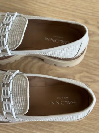 Zapatos planos blancos Baldinini talla 36