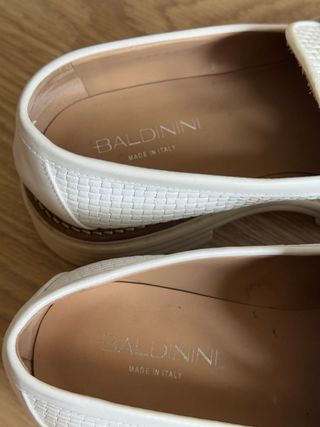 Zapatos planos blancos Baldinini talla 36