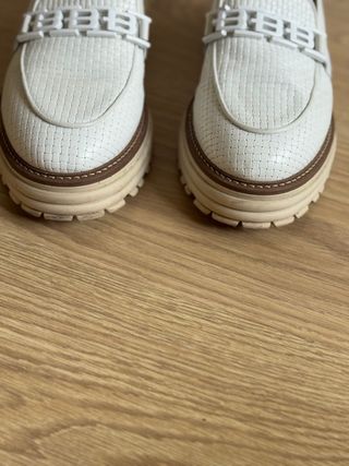Zapatos planos blancos Baldinini talla 36