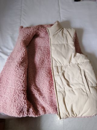 Chaleco niña reversible 13-14 años