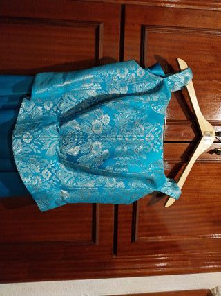 Vestido azul dos cuerpos talla 46 Rope Botella