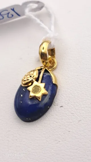 Colgante Oro 18K Lapis Lazuli
