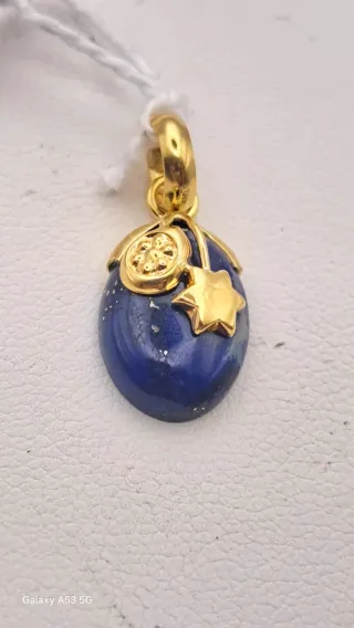 Colgante Oro 18K Lapis Lazuli