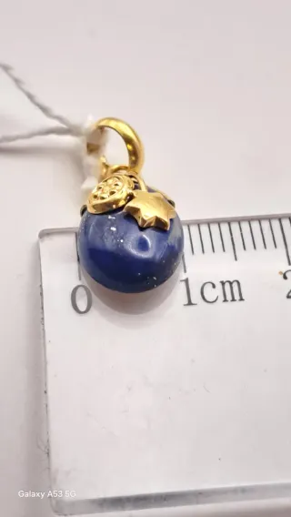 Colgante Oro 18K Lapis Lazuli