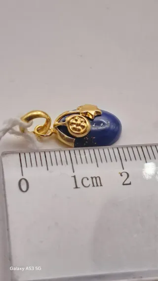 Colgante Oro 18K Lapis Lazuli