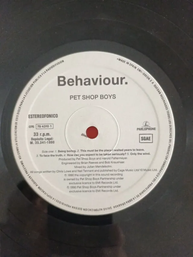 LP PET SHOP BOYS