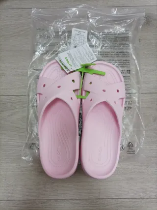 Crocs Sandalias Plataforma Rosa Talla 38/39