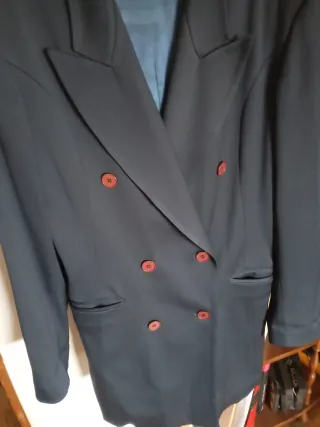 Abrigo Roberto Verino Negro/Azul