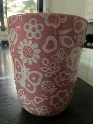 Vaso Thun Rosa con Motivo Floral