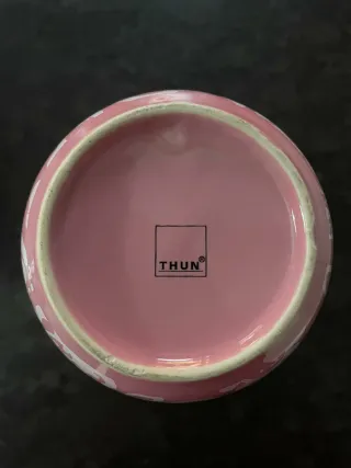 Vaso Thun Rosa con Motivo Floral
