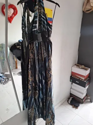 Vestido beige para eventos