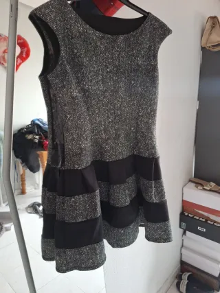 Vestido beige para eventos