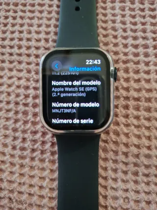 Apple Watch SE GPS 2da Gen Plata