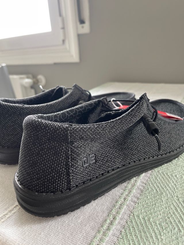 Mocasines Hey Dude Shoes Wally Grises