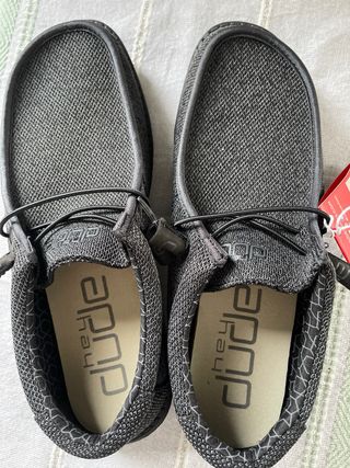 Mocasines Hey Dude Shoes Wally Grises