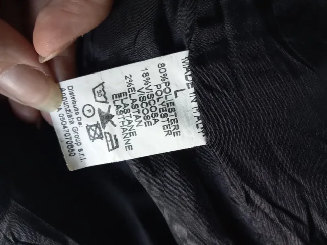 Cappotto nero Made in Italy