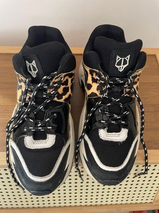 Naked Wolfe Track Leopard Sneakers Donna