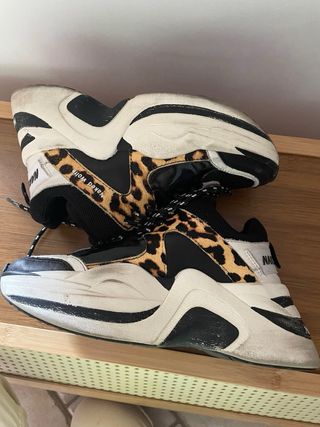 Naked Wolfe Track Leopard Sneakers Donna