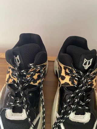 Naked Wolfe Track Leopard Sneakers Donna