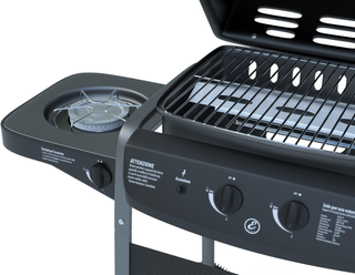 Barbecue a Gas e Pietra Lavica 2 Fuochi Bruciatori