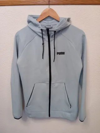 Sudadera Puma Azul con Cremallera