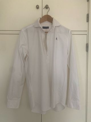 Camisa Polera Scalpers Blanca Talla 38