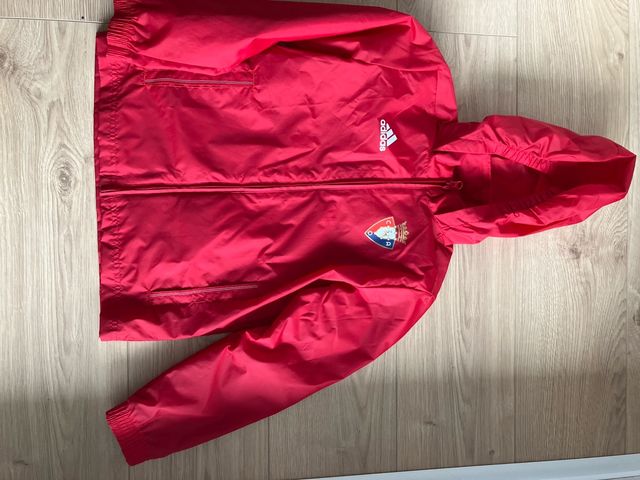 Chubasquero Osasuna Adidas Rojo