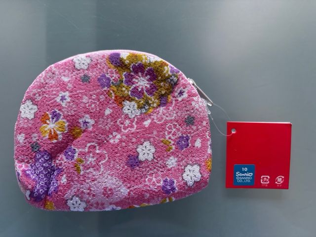 Monedero cartera Hello Kitty kimono rosa