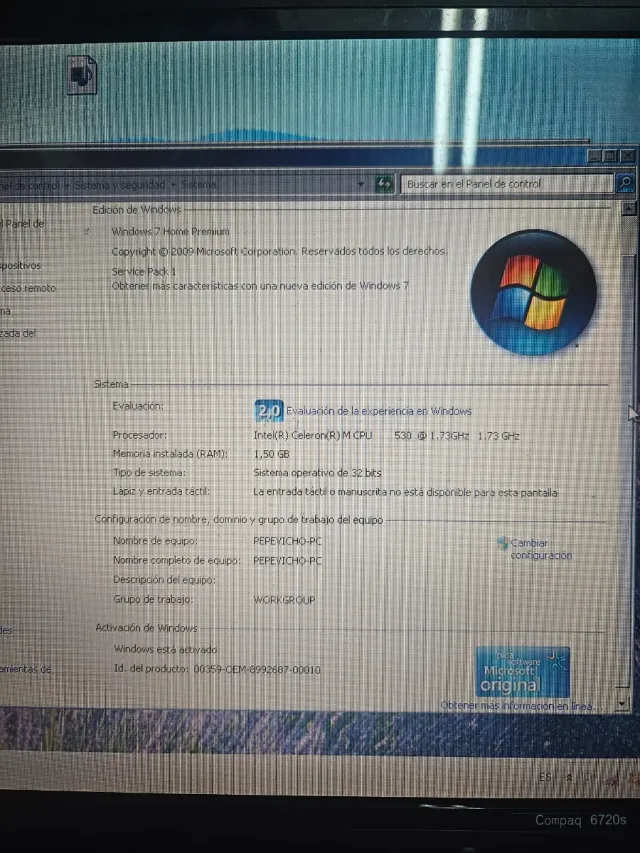 Ordenador HP Negro/Gris