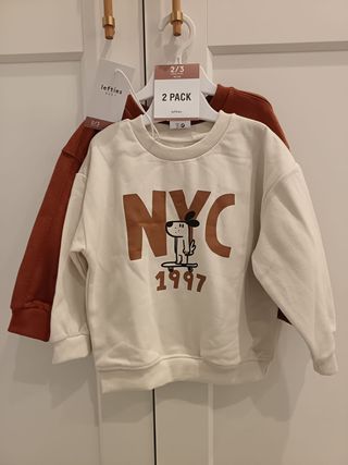Completo 2 felpe e pantaloni 2-3 anni Lefties