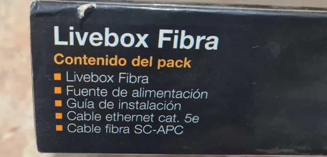Livebox Fibra Router