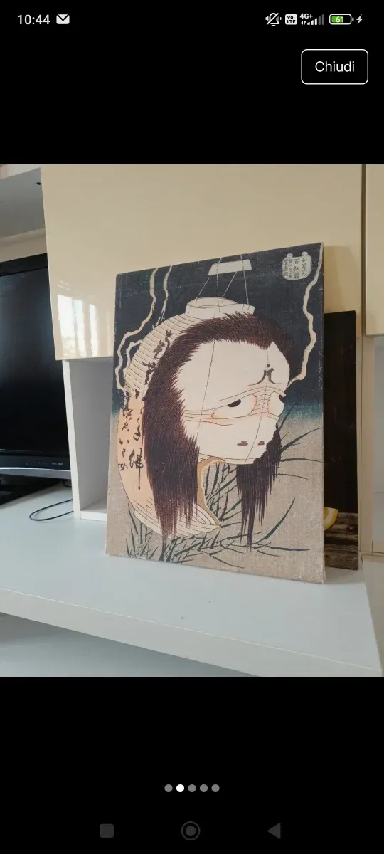 Stampa su tela con telaio in legno