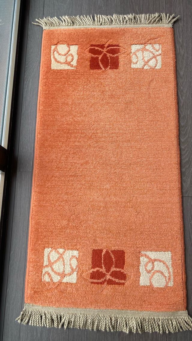 Conjunto 2 Alfombras Lana virgen 62x120cm Modernas