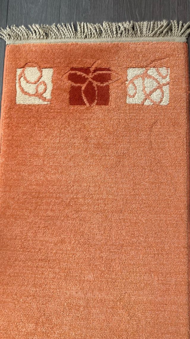 Conjunto 2 Alfombras Lana virgen 62x120cm Modernas