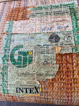 Set di 2 tappeti in lana vergine 62x120cm moderni