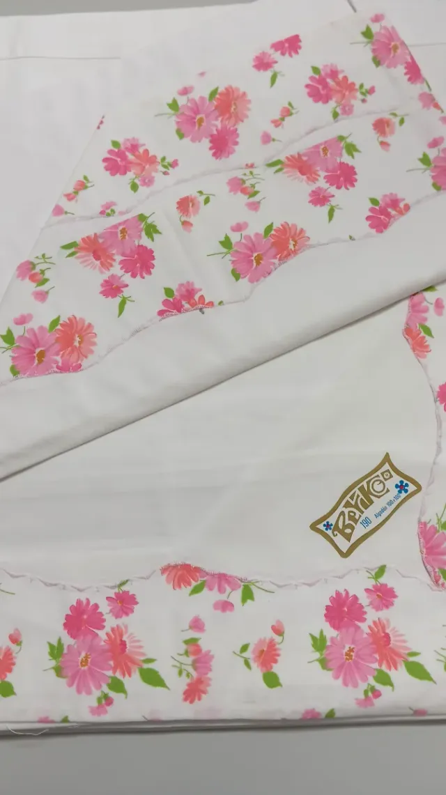 Juego Sábanas 135cm Algodón Flores