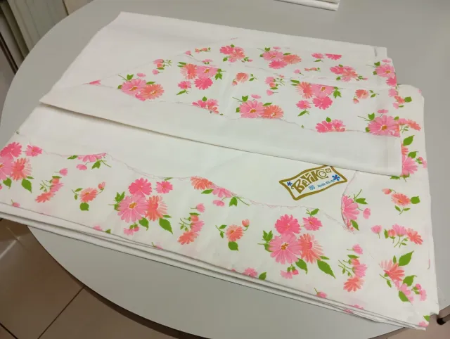 Juego Sábanas 135cm Algodón Flores