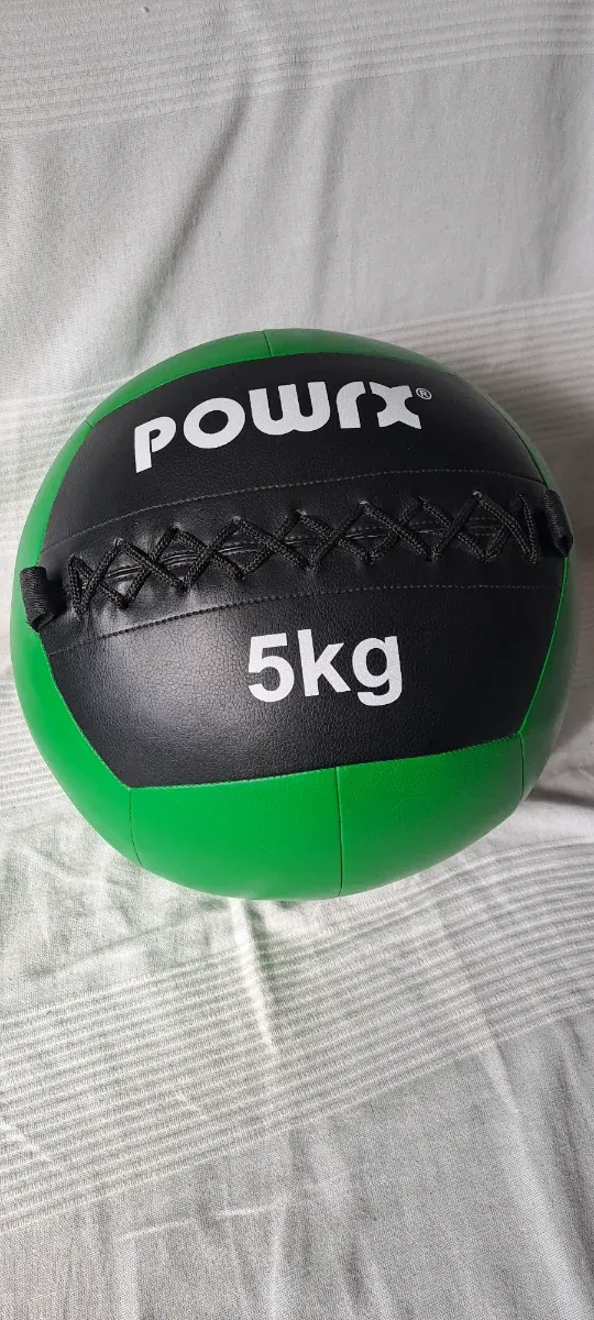 Bola Medicinal POWRX 5kg Verde/Negra
