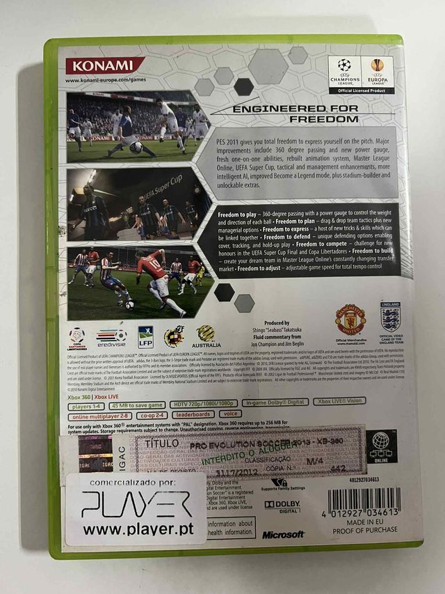 Pro Evolution Soccer 2011 Xbox 360