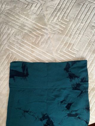 Leggings Tie-Dye Teal y Negro