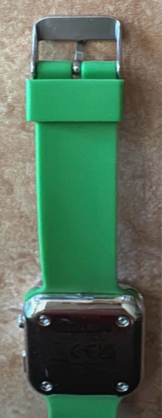 Reloj Minecraft Digital Correa Verde