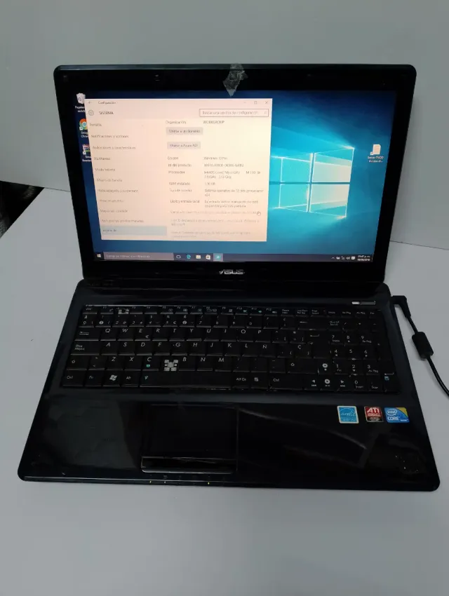 Portátil Asus A52j Negro
