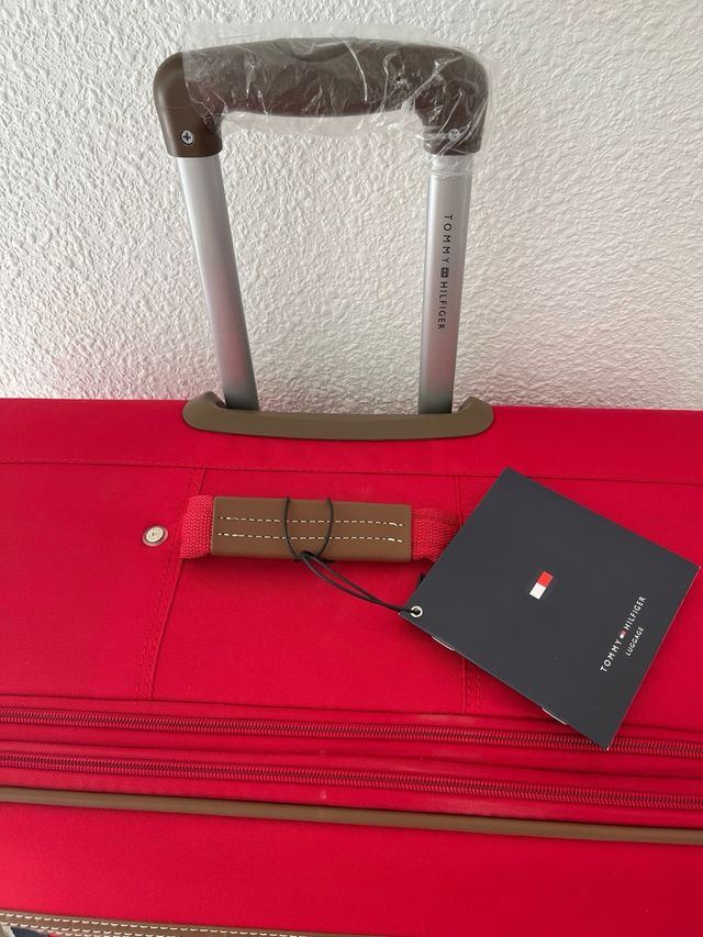 Valigia Tommy Hilfiger Rossa Nuova